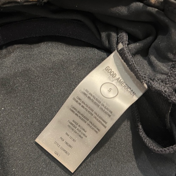 NWOT Good American Leopard Print One Piece Swimsuit - Women’s Size Small - Picture 4 of 5